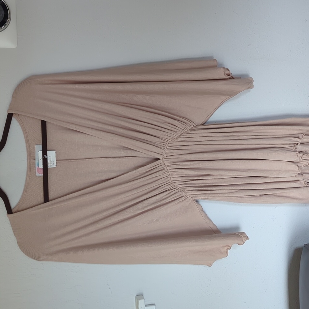 🍋✨  NWT Free People Beach Romper in Taupe size S - Picture 3 of 5